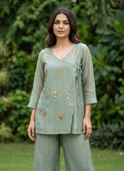 Premium Salsa Tissue Co-ord Set | Indian Women's Fashion Online Shop Australia 3