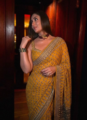 Bollywood Designer Saree – Fox Georgette with Katdana & Mirror Work 6