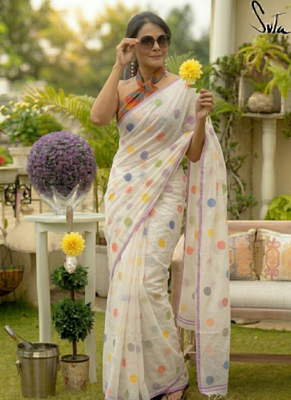 Mul Cotton Handloom Saree