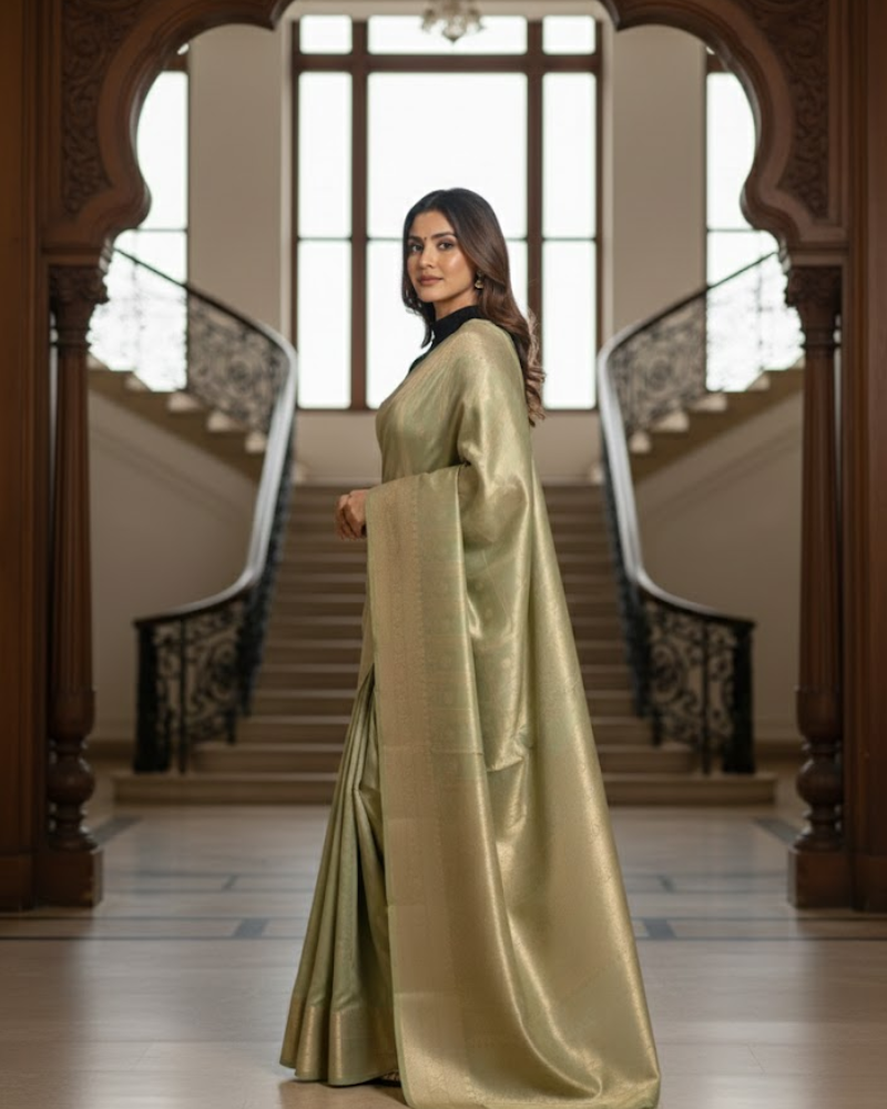 Banarasi Tissue Saree – Handwoven Elegance Tradition