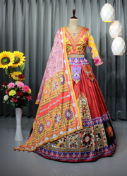 Butter Silk Lehenga Set 6