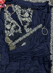 Heavy Chinon Saree – Embroidery Sequence Work, Ready to Wear 4