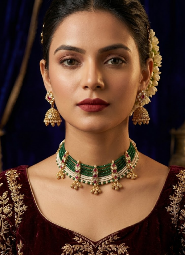 Avnita Kundan Heritage Choker Necklace