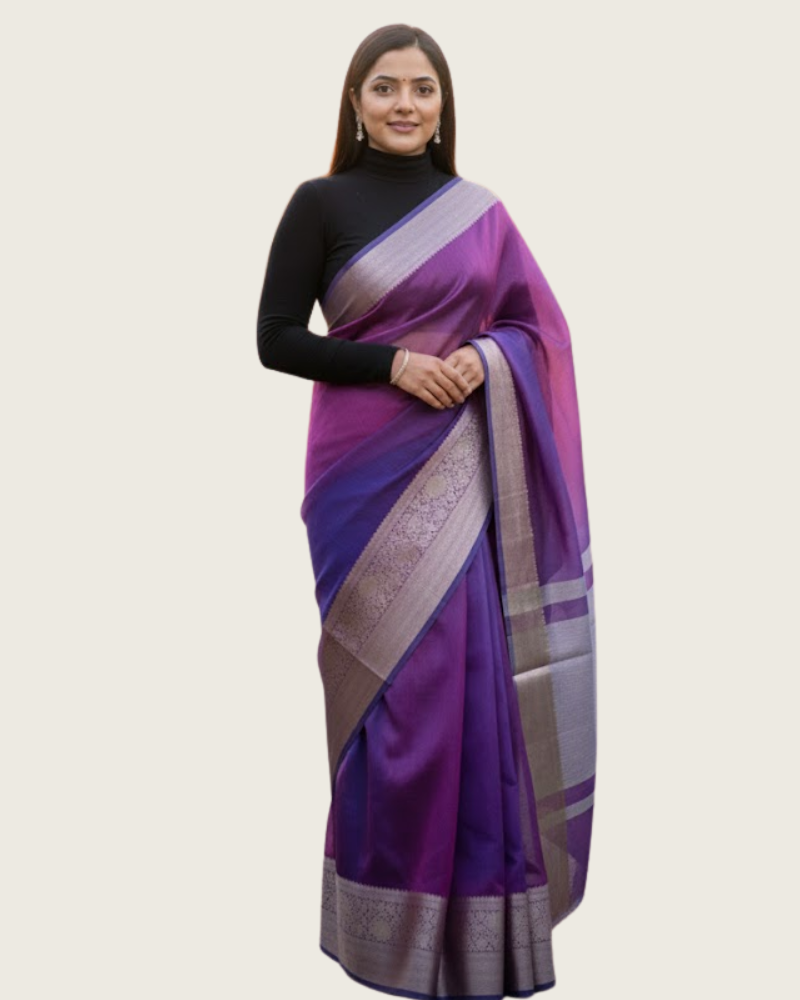 Tissue Banarasi Saree – Elegant Handwoven Tradition