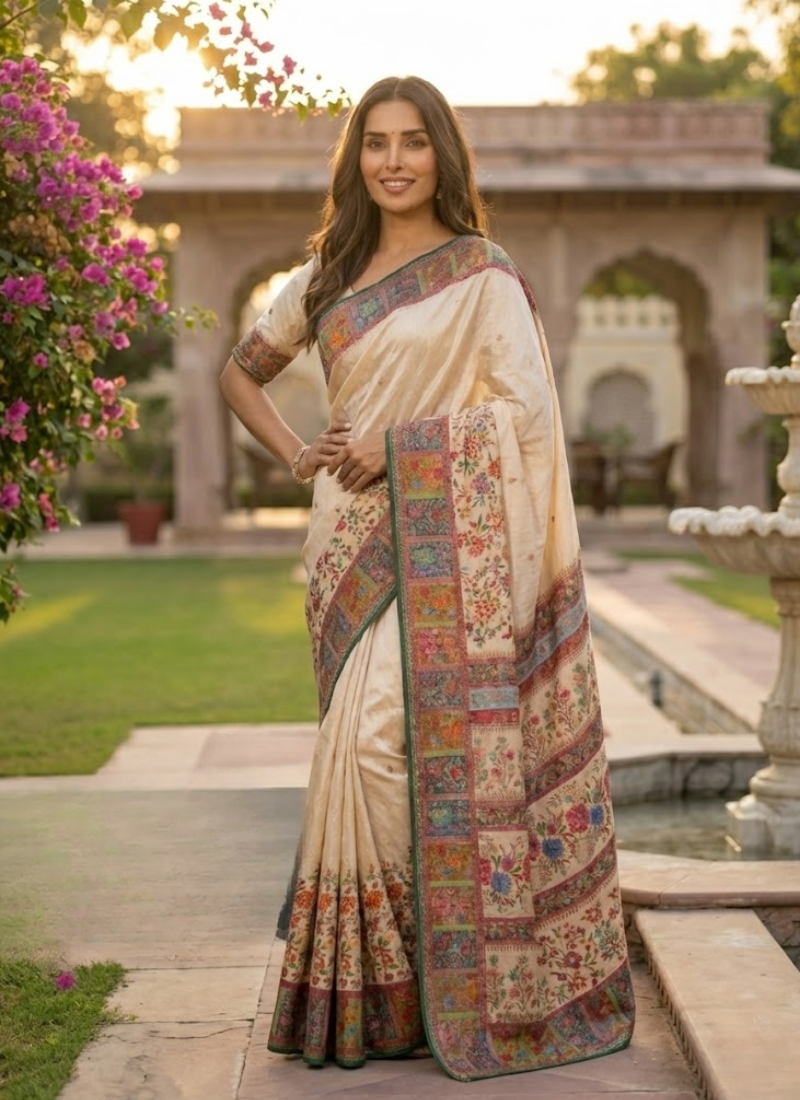 Pure Kani Silk Saree – Silk Mark Certified