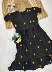 Premium Mull Cotton Anarkali Gown with Heart Embroidery Elegance 6