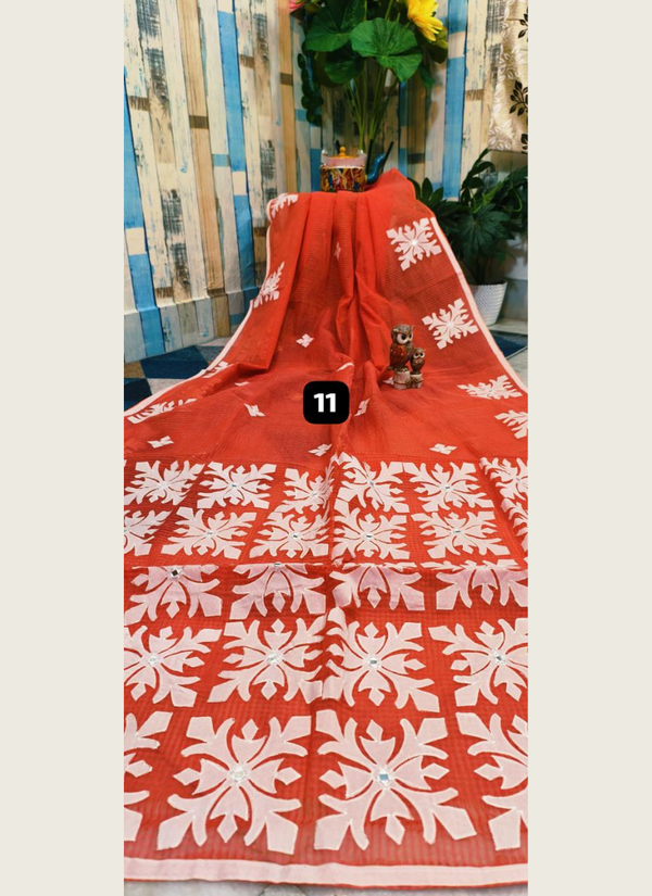 Kota Applique Saree