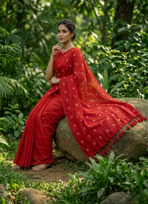 Shiuli Khadi Handloom Saree