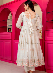 Designer Faux Blooming Anarkali Suit 7