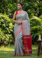 Temple Handloom Cotton Silk Saree 6