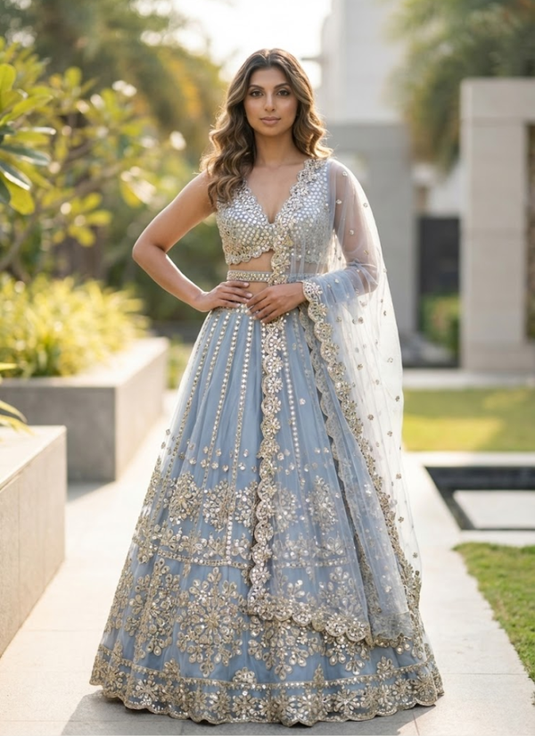 Lehenga – dupatta and set view