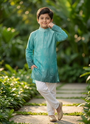 Designer Kids Kurta Pyjama | Indian Boys Cotton Ethnic Wear Online Australia 8