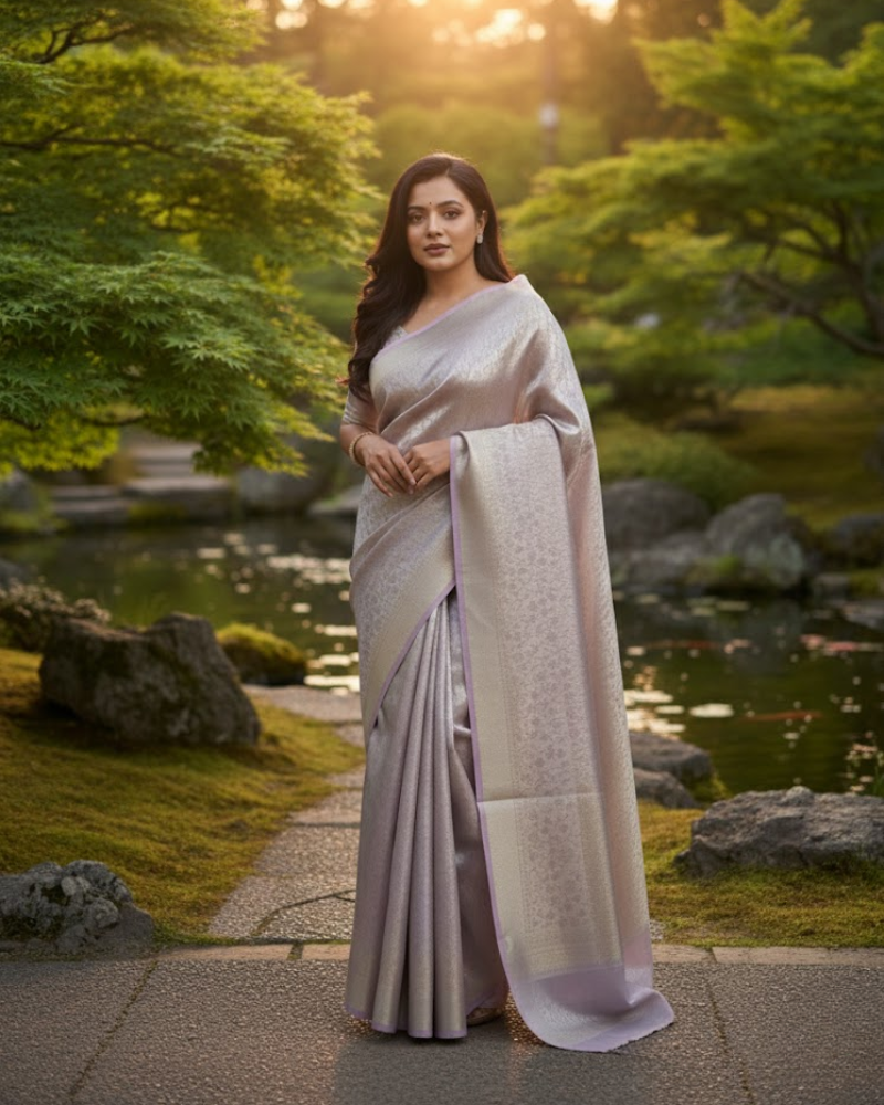 Banarasi Tissue Saree – Elegant Handwoven Tradition