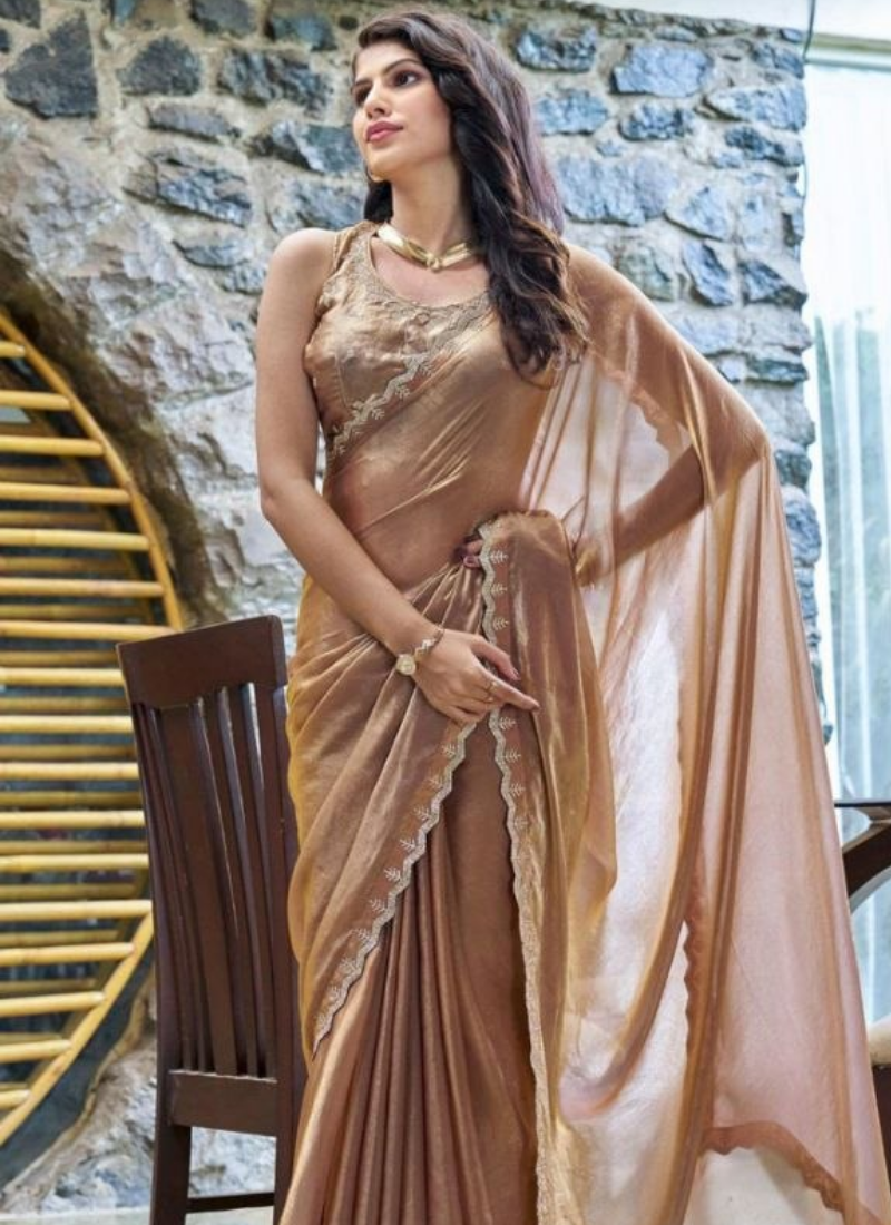 Fandy Satin Silk Saree