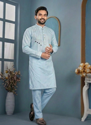 Men’s Kurta Pajama Set – Pure Cotton by Galaxy 5