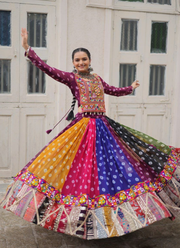 Georgette Lehenga Set – Vintage & Gamthi Embroidery 6