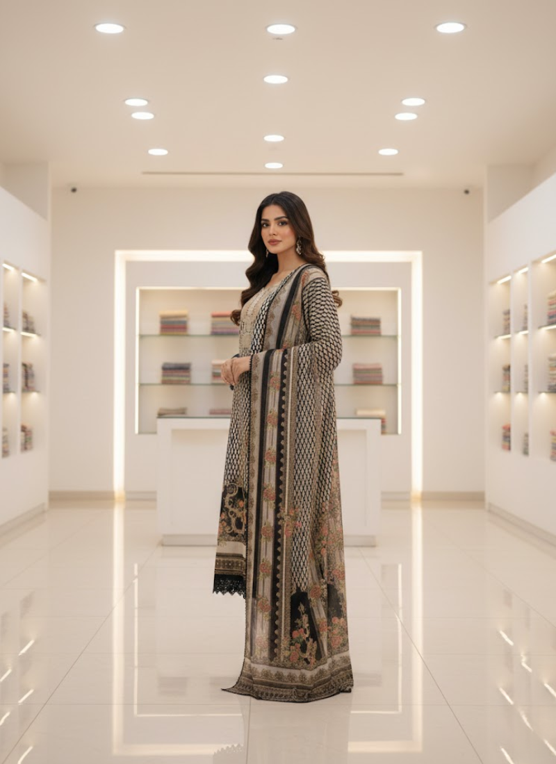 Georgette Salwar Suit – Elegant Straight Cut