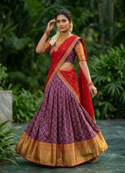South‑Style Kanjivaram Silk Lehenga 3
