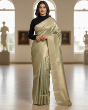 Banarasi Tissue Saree – Handwoven Elegance Tradition 7