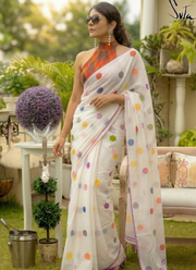 Mul Cotton Handloom Saree 6