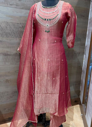 Salsa Tissue Kurta Pant Dupatta Set | Indian Women's Traditional Fashion Online Australia 14