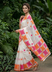 Kota Applique Saree – No Blouse Piece 6