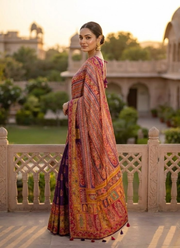 Pure Kani Silk Saree with Silk Mark Certified 5