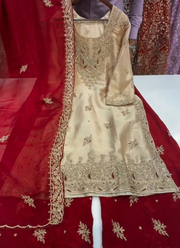 GMY Silk Palazzo Suit with Heavy Sequins Embroidery + Dupatta 6