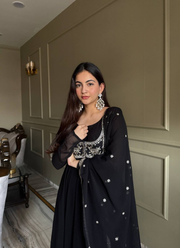 Fox Georgette Anarkali Set with Fancy Dupatta 5