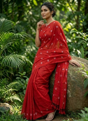 Shiuli Khadi Handloom Saree 6