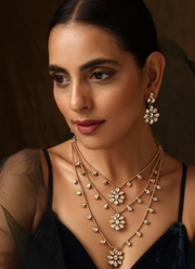 Kundan Necklace Set with Earrings – Elegant 6