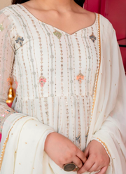 Designer Faux Blooming Anarkali Suit 8