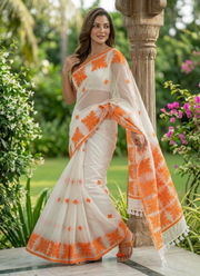 Kota Applique Saree – No Blouse Piece 6