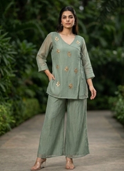 Premium Salsa Tissue Co-ord Set | Indian Women's Fashion Online Shop Australia 6