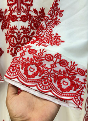 Rayon Cotton Kurti Set with Silk Dupatta 8