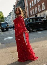 Ruffle Georgette Saree 8