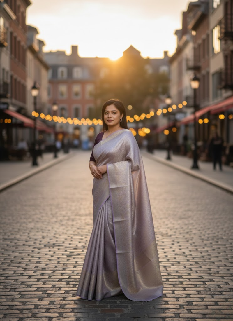 Banarasi Tissue Saree – Elegant Handwoven Tradition