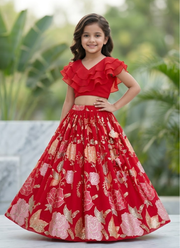 Kids Georgette Lehenga Set 1