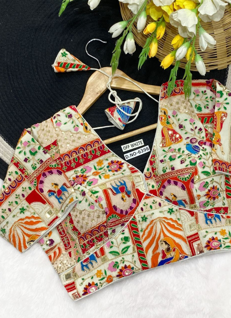 Women’s velvet blouse with Indo cotton lining, padded fit, back open style, and multiple color options.