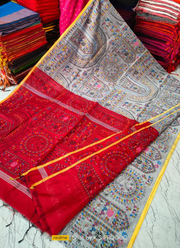 Madhubani Print Saree with Blouse 2