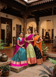 South‑Style Kanjivaram Silk Lehenga 7