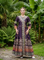 Pakistani Raw Silk Anarkali with Embroidery 6