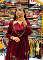 Designer Roman Glass Anarkali Suit, Indian women's Clothing Australia 9