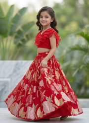 Kids Georgette Lehenga Set 2