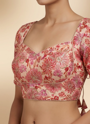 Partywear Blouse with Half Sleeves & Premium Padding 5