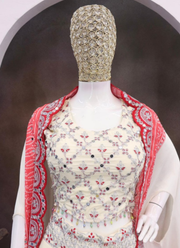Indowestern Dhoti Set with Mirror Work Elegance 7