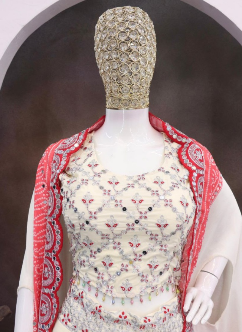 Indowestern Dhoti Set with Mirror Work Elegance