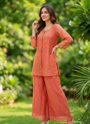 Indian Tissue Co-ord Set | Jewellery Work Designer Outfit Australia 6