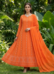 Pearl Chikankari Viscose Suit Set | Indian Designer Salwar Suit Online Australia 17