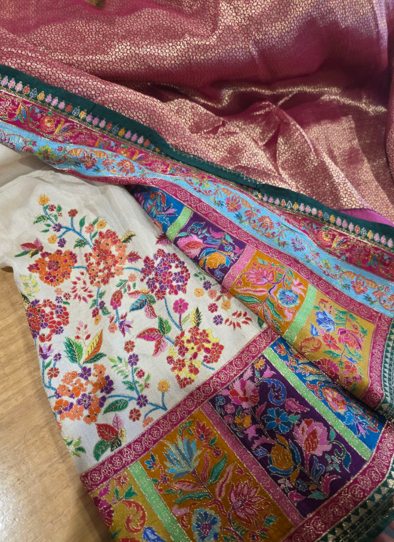 Pure Kani Silk Saree – Silk Mark Certified